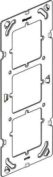 Actual product image Legrand Arteor with Netatmo mounting plate 3x1