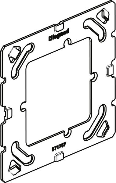 Actual product image Legrand Arteor with Netatmo mounting plate 1x1