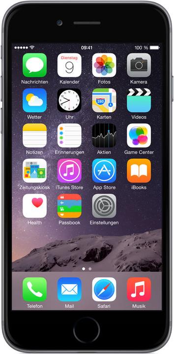 Apple iPhone 6 (64 GB, Space grey, 4.70", SIM singola, 8 Mpx, 4G)