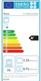 Energy Label Miele H 7464-60 BPX