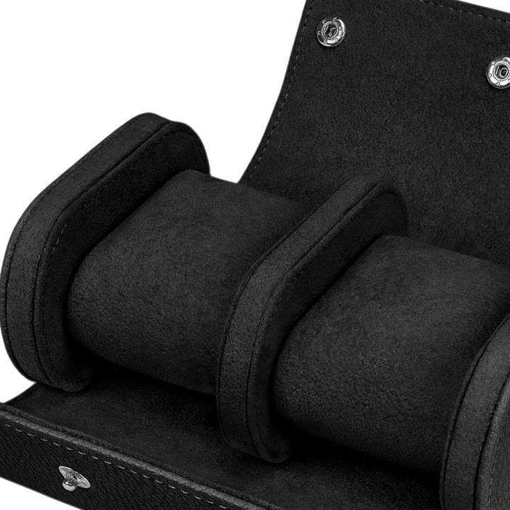 Produktbild Windrose Reise-Uhrenetui (2 Uhren) schwarz