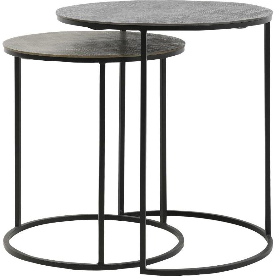Light & Living, Couchtisch + Beistelltisch, Rengo (49 x 49 x 52 cm)