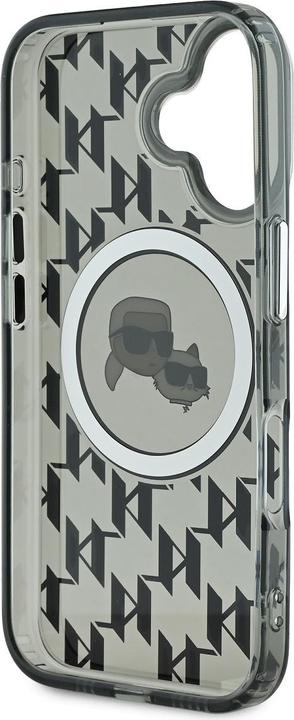 Produktbild Karl Lagerfeld KLHMP16SHMCKMHK iPhone 16 6.1" czarny/black IML Monogram Karl&Choupette Head MagSafe (Apple iPhone 16)