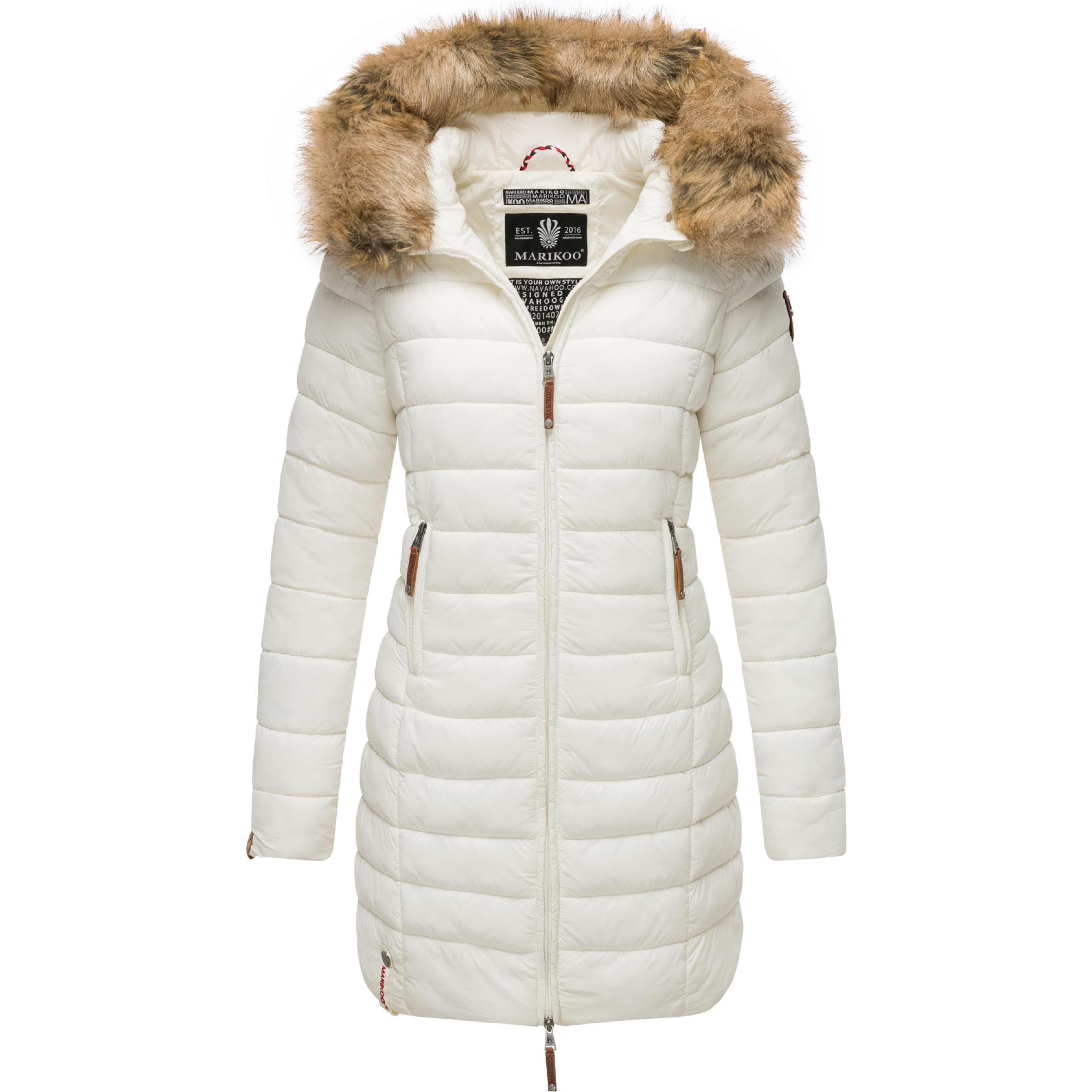 Marikoo, Damen, Jacke, Rose-Stepp (XL), Weiss, XL
