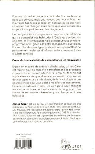 Produktbild Larousse pratique Un rien peut tout changer! : micro-actions, méga-impact... (Französisch, Clear James, 2019)