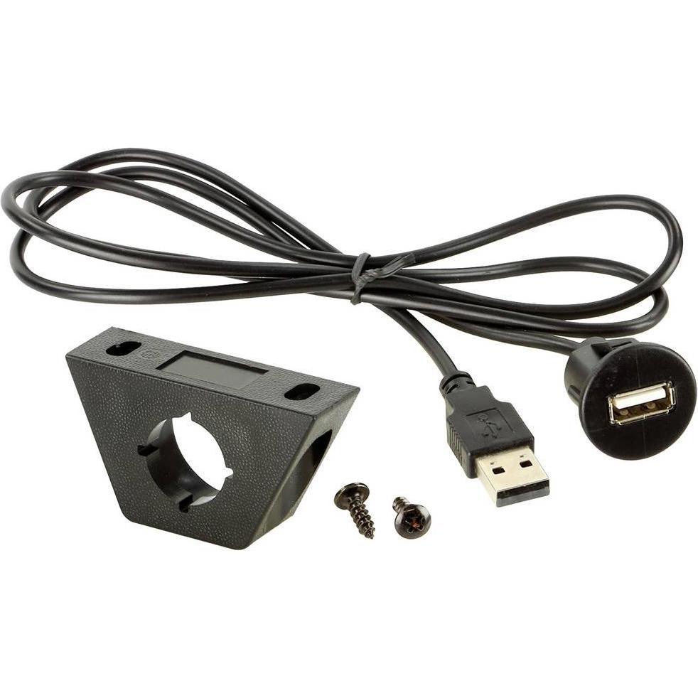 ACV, Autoradio Installation, USB Einbaubuchse/Aufbaugehäuse universal