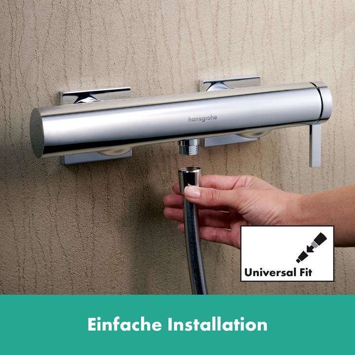 Actual product image hansgrohe Tecturis E ngreeps douchekraan opbouw chroom