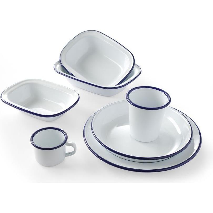 Thumbnail - Hendi Teller emalliert, tief, Teller, Grau