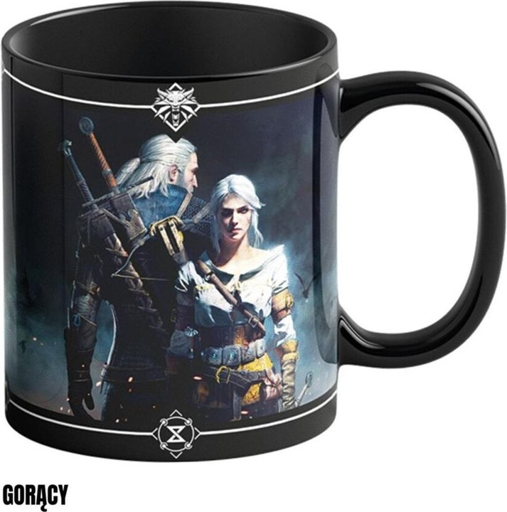 Produktbild Good Loot Heat Reveal Mug (The Witcher 3: Geralt & Ciri) /Merchandise (480000 ml, 1 x)
