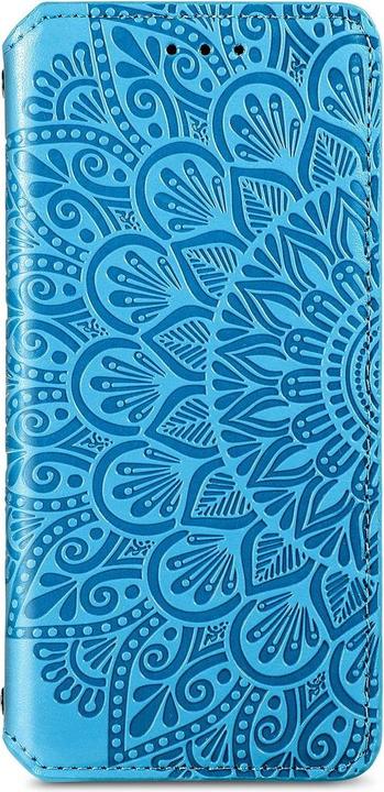 Produktbild König Design Hülle Handy Schutz für Samsung Galaxy S21 Plus Case Cover Tasche Etuis Blau Neu (Samsung Galaxy S21+)