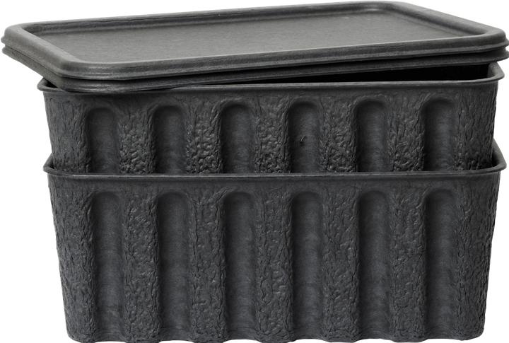 Produktbild Ferm Living Paper Pulp Box - Large - Set of 2 - Charcoal (30 cm, 2x)