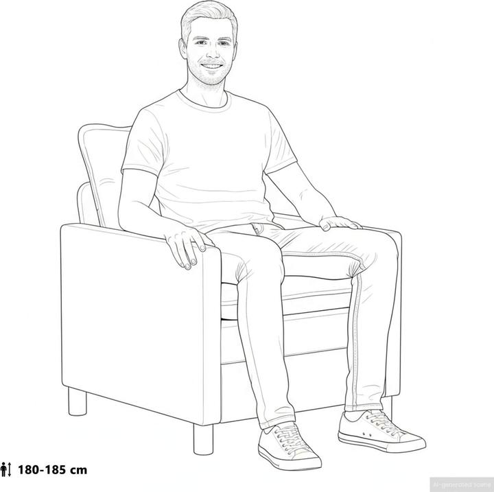 Produktbild vidaXL Modernes Sofa (1-Sitzer)