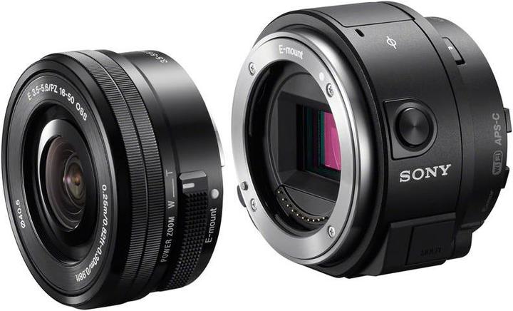 Produktbild Sony ILCE-QX1 SmartShot Kamera inkl. 16-50mm E Mount Objektiv (20.10 Mpx, APS-C / DX)