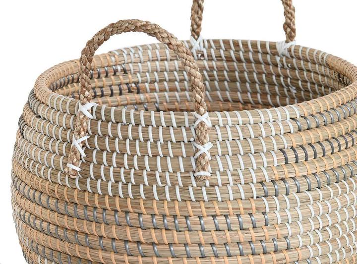 Actual product image Basket spelset DKD Home Decor Tropisch Zeegras 40 x 40 x 24 cm