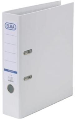 Actual product image Elba Folder smart PP paper, spine width: 80 mm, white DIN A4, cover outside PP (A4, 80 mm, 1 Piece)