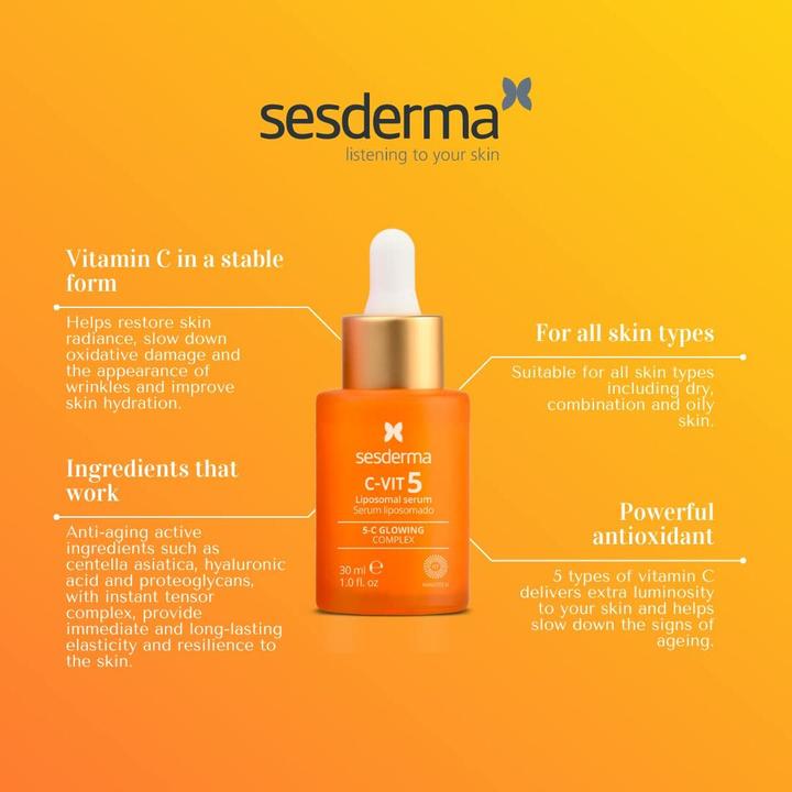 Actual product image Sesderma C-Vit 5 Liposome Serum 30ml (30 ml)