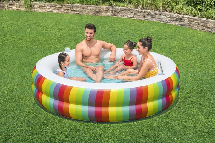 Actual product image Bestway Family Pool Rainbow Dreams™ Ø 206 x 51 cm