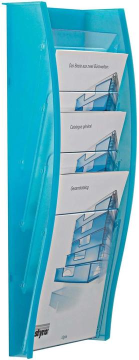 Image du produit Styro Porte-brochures mural Styrodisplay, 4 compartiments (A4)