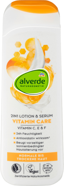 dm alverde 2in1 Bodylotion & Serum Vitamin Care (Körperlotion)