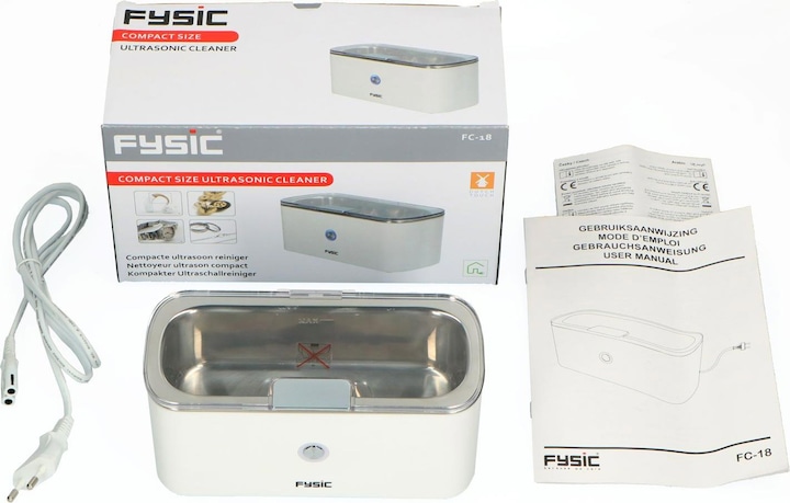 Actual product image Fysic FC-18 Ultrasonic cleaner (50 kHz, 350 ml)