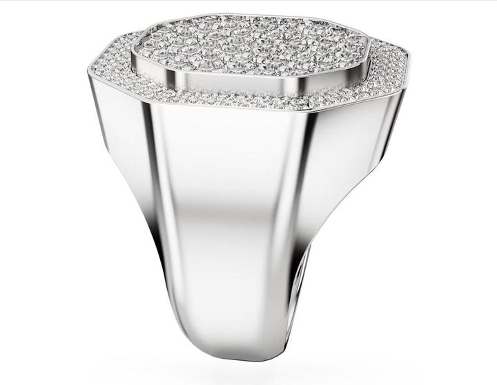Produktbild Swarovski Dextera Cocktail Ring Achteckform Weiss (50)