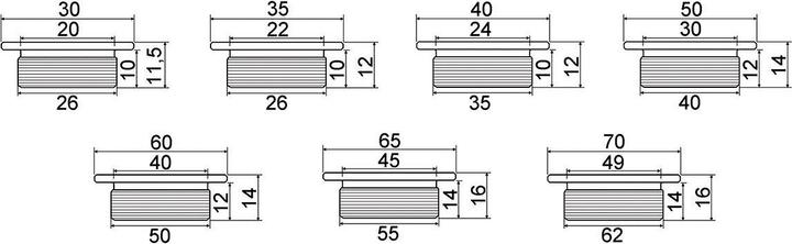 Immagine prodotto Werkstarck Muschelgriffe