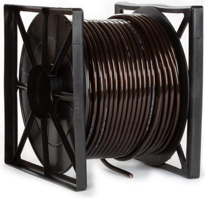 Actual product image Cables POWER CABLE - TRANSPARENT BLACK - 100 m