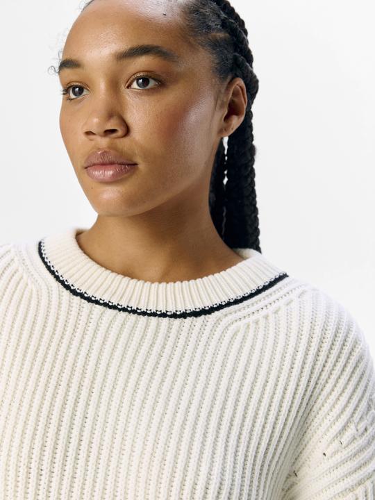 Produktbild Object Gerippter Strickpullover (M)