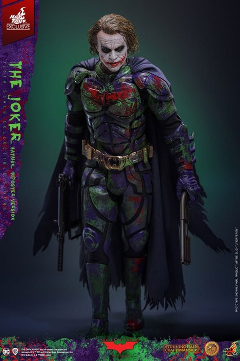 Produktbild Hot Toys The Dark Knight "The Joker - Batman Imposter Version" Exclusive Artisan Edition 1/6 Actionfigur