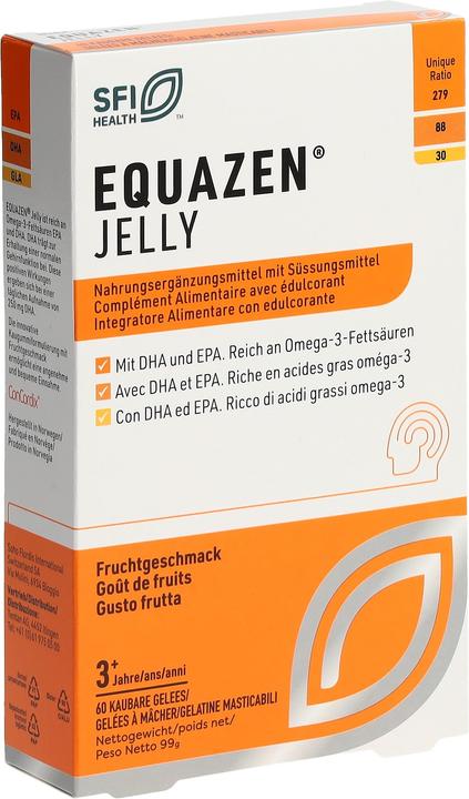 Equazen IQ Equazen Jelly Gelées à mâcher/gelatine masticabili Blist 60 pcs. (60 pièce(s), Gel, 135 g)