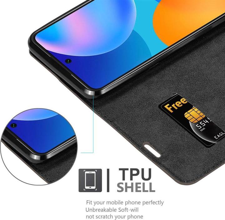 Actual product image Cadorabo Book Invisible Magnet Cover (Huawei P Smart (2021))