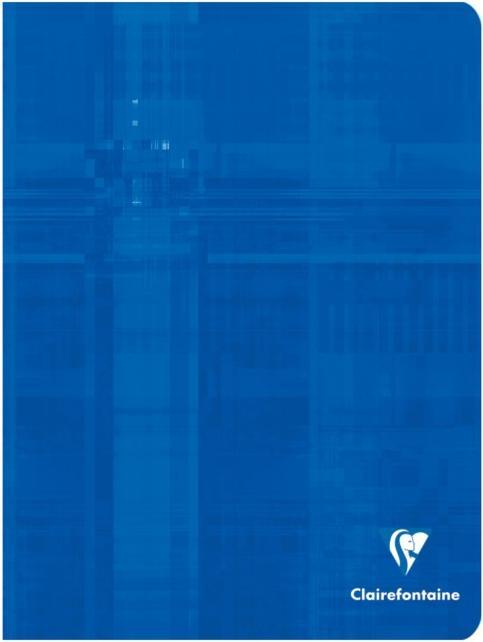 Actual product image Clairefontaine Notebook with ruler (17 x 22 cm, Special ruling, Hardcover)