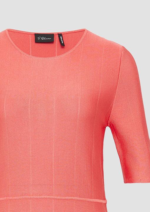 Produktbild S.Oliver Kleid Ausgestelltes Feinstrick-Kleid mit Strickmuster (42)
