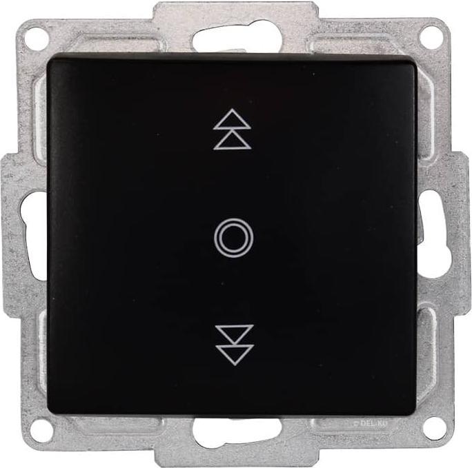 Productafbeelding Gunsan Visage 1x tuimelschakelaar voor jaloezieën Rolluikschakelaar inbouw Zwart