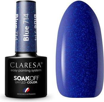 Produktbild Claresa UV LED Nagellack Kollektion Hybrid Maniküre Soak Off - Farbe Blau 5ml (Blau, UV-Gel Lack)