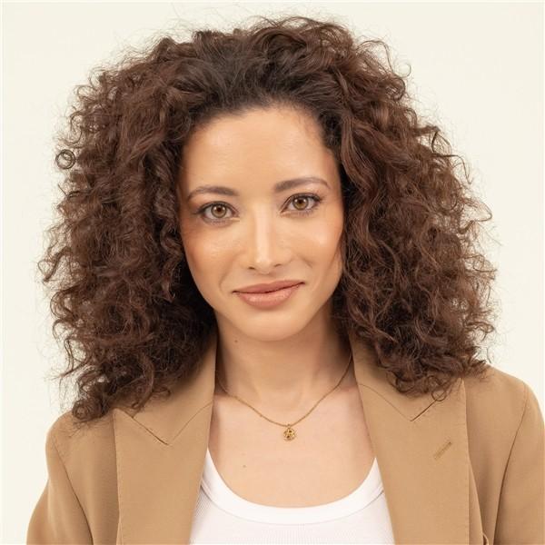 Actual product image Hugo Boss Original Womens Gold-Plated Necklace Double B (45 cm)