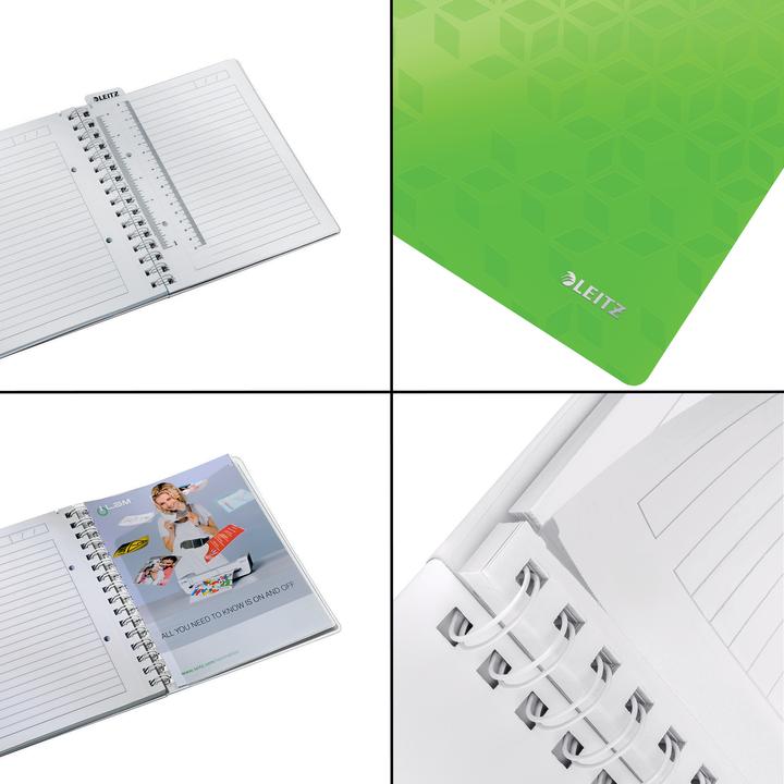 Produktbild Leitz Spiralbuch WOW (A5, Liniert, Weicher Einband)