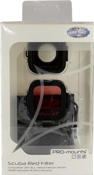 Produktbild PRO-mounts Scuba Red Filters for GoPro Hero 3 3+ 4
