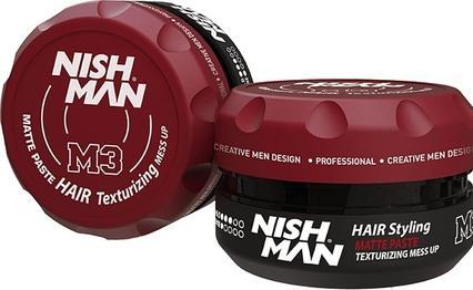 Immagine prodotto Nishman M3 Matte Hair Styling Paste Texturizing Mess Up 100ml (100 ml)