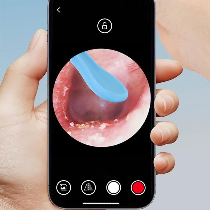 Immagine prodotto Ideoon Akku-Ohrreiniger mit Kamera, 14-tlg.