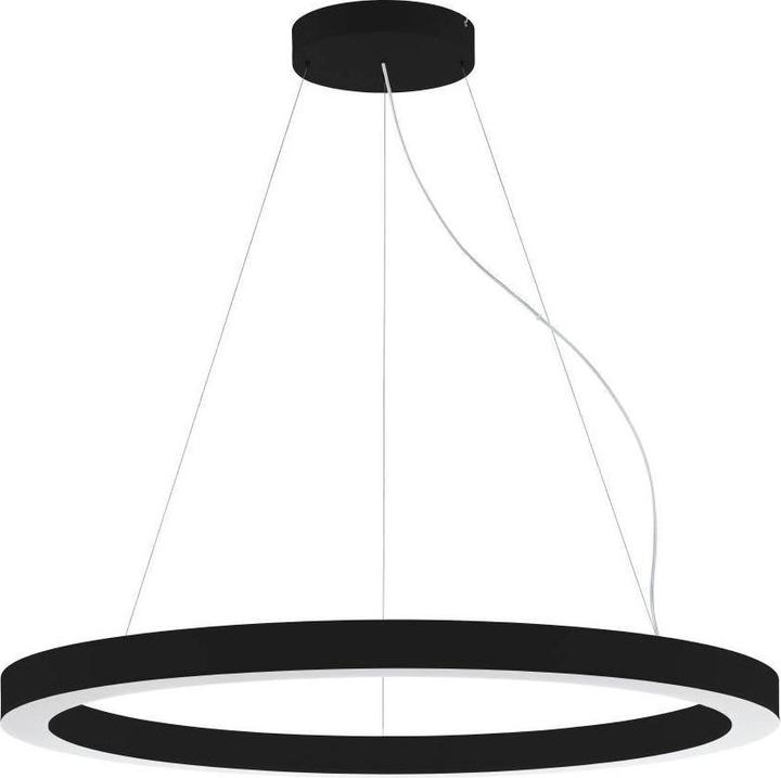 Produktbild EGLO 63057 PASTRENGO 1 LED Pendelleuchte 2x75W Ø1100mm Schwarz Weiss Neutralweiss Dimmbar