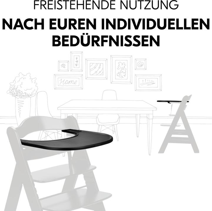Actual product image Hauck Alpha Click Tray Black