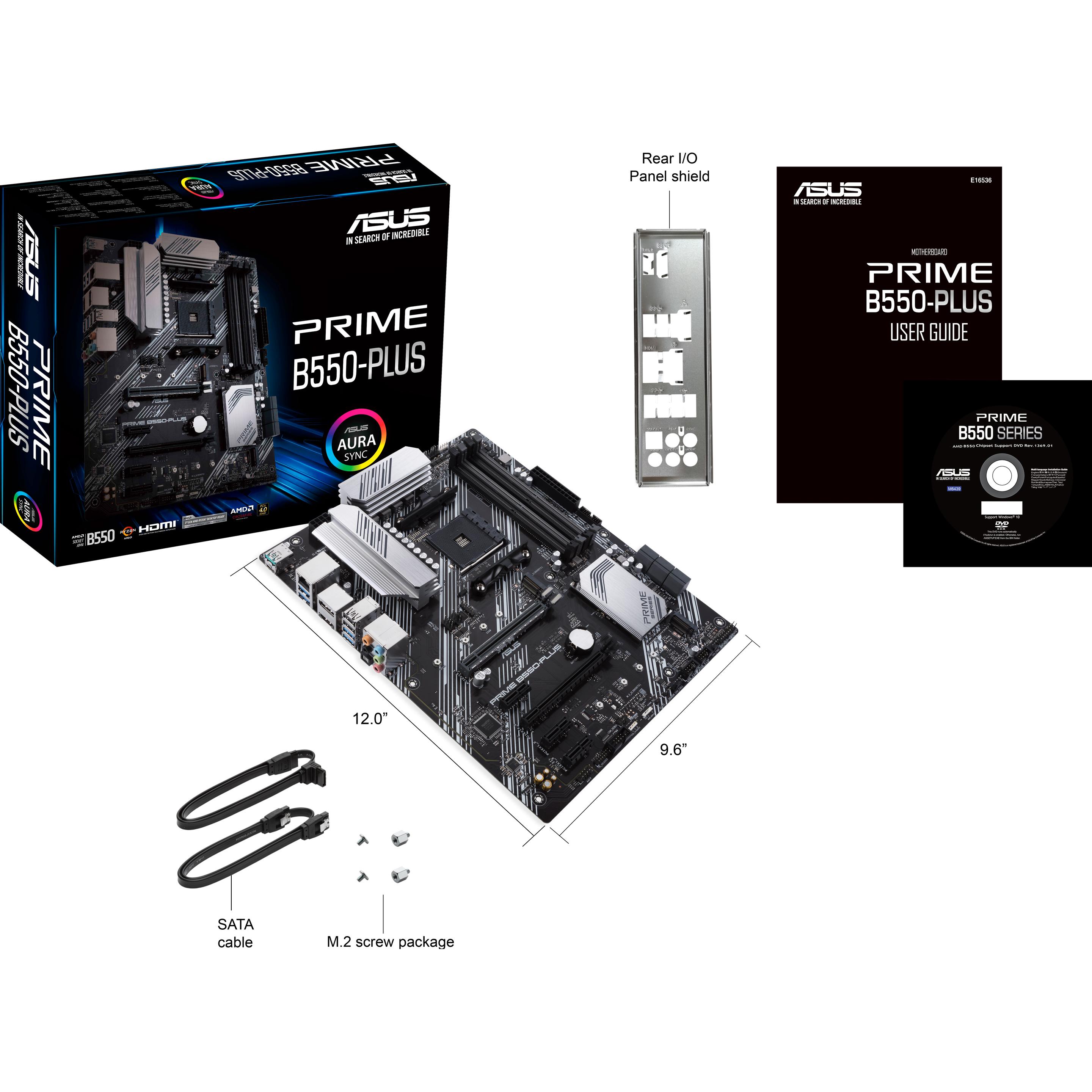 ASUS PRIME B550-PLUS (AM4, AMD B550, ATX), Mainboard