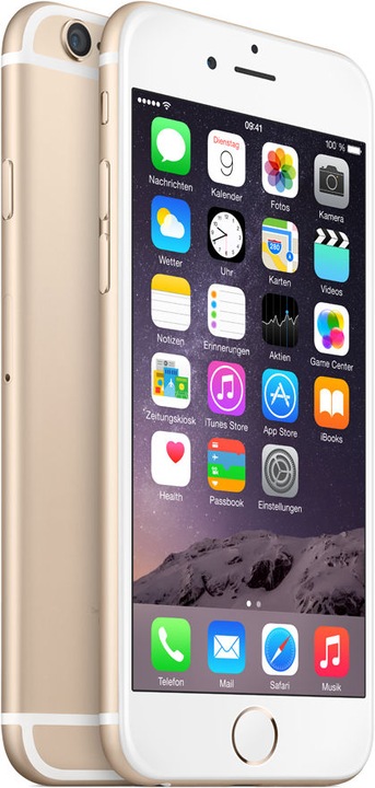 Produktbild Apple iPhone 6 (64 GB, Gold, 4.70", Single SIM, 8 Mpx, 4G)