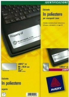 Actual product image Avery Nameplate labels