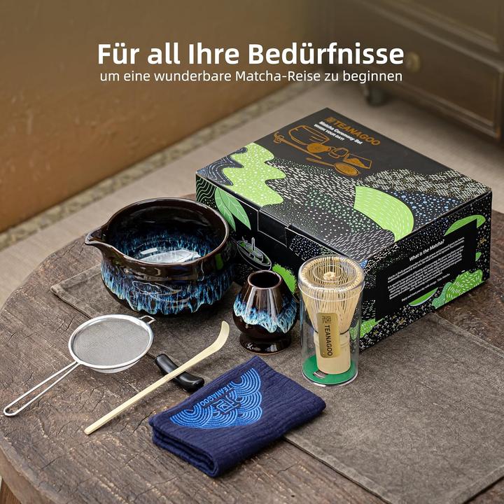 Produktbild Teanagoo 7-teiliges Matcha-Teeset mit Besen und Schale