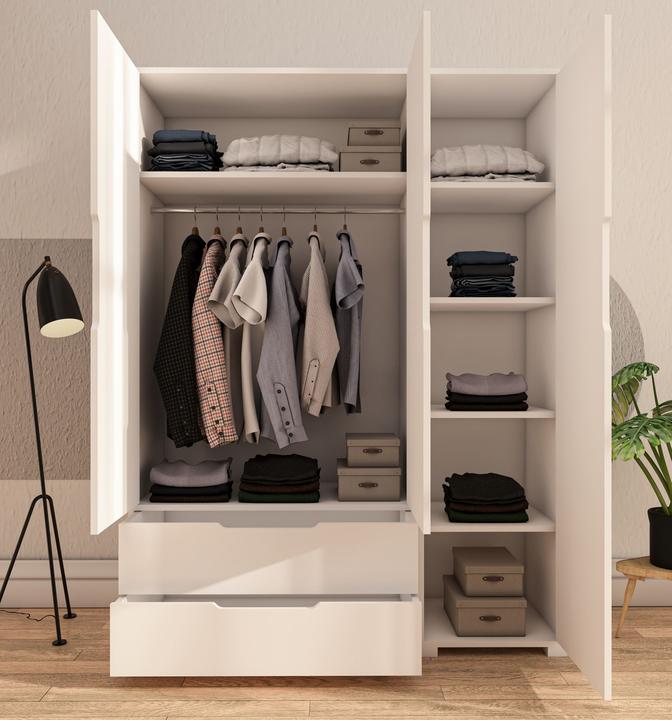 Image du produit Homitis Flora 137 Wardrobe (137 x 45 x 183 cm)