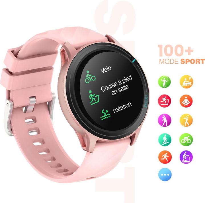 Immagine prodotto Avizar Smart watches Titmo Smartwach TITMO O-100 (TFT, bluetooth call) pink (46 mm)