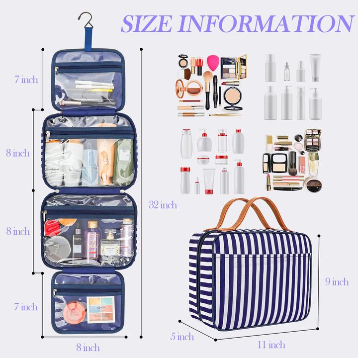 Produktbild Only-Bags.Store Kosmetiktasche zum Aufhängen, wasserdichter Kulturbeutel