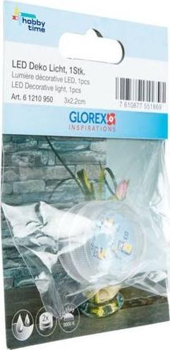 Actual product image Glorex LED light waterproof 3 cm